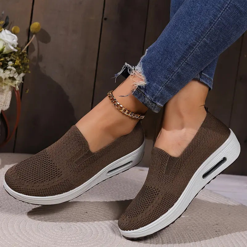 Zapatos ortopédicos de punto con colchón de aire