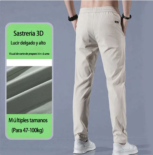 Pantalones elásticos de secado rápido para hombres