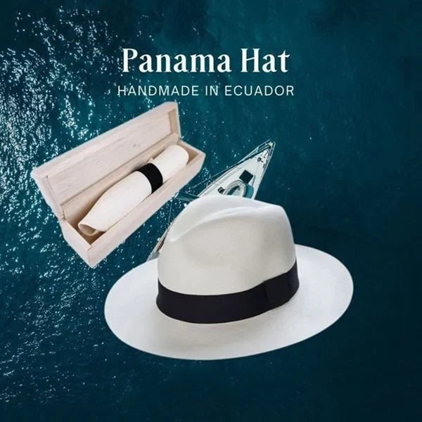 Clásico Sombrero De Panamá - Hecho A Mano En Ecuador