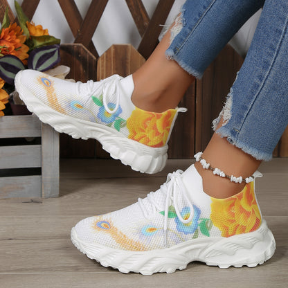 🔥70% DE DESCUENTO - ZAPATILLAS ORTOPÉDICAS CON ESTAMPADO FLORAL