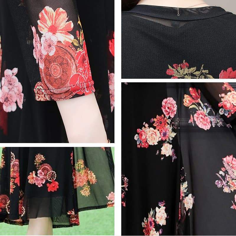 Vestido con estampado floral para mujer