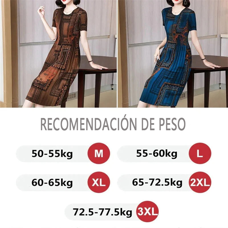 2023 Venta caliente Vestido plisado de moda